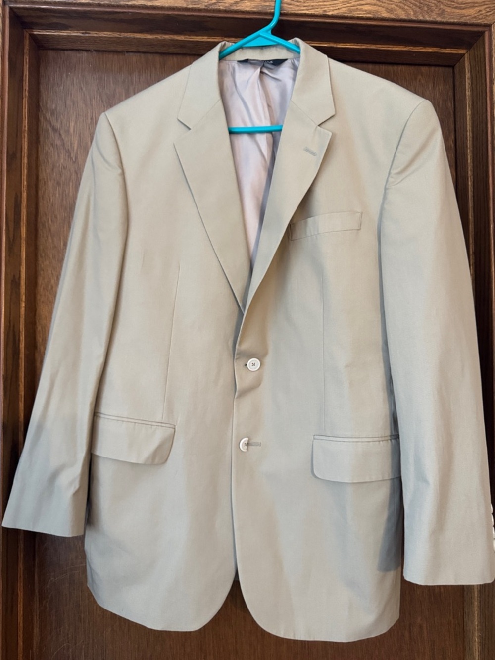 Jos. A. Bank Cream Two-Button Sport Coat